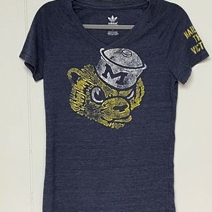 College Vault Brand University of Michigan Wolverine V-neck